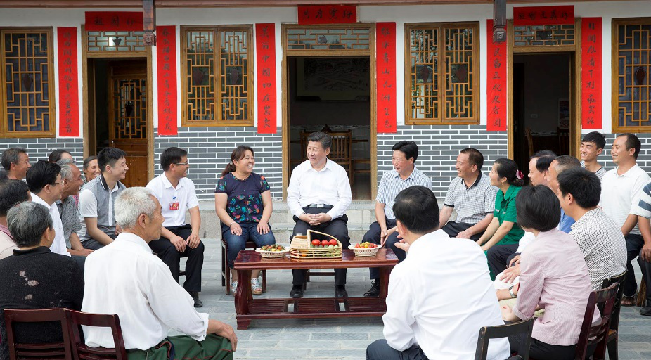 習(xí)總書(shū)記到項(xiàng)目地考察